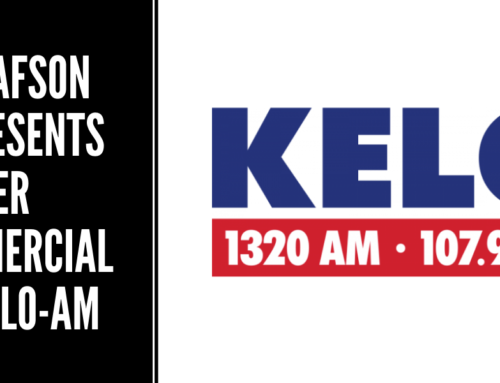 Gustafson Represents Bender Commercial on KELO-AM