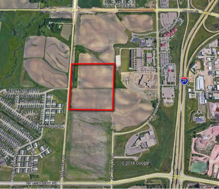Approximate Location of Sioux Falls School District's New High School