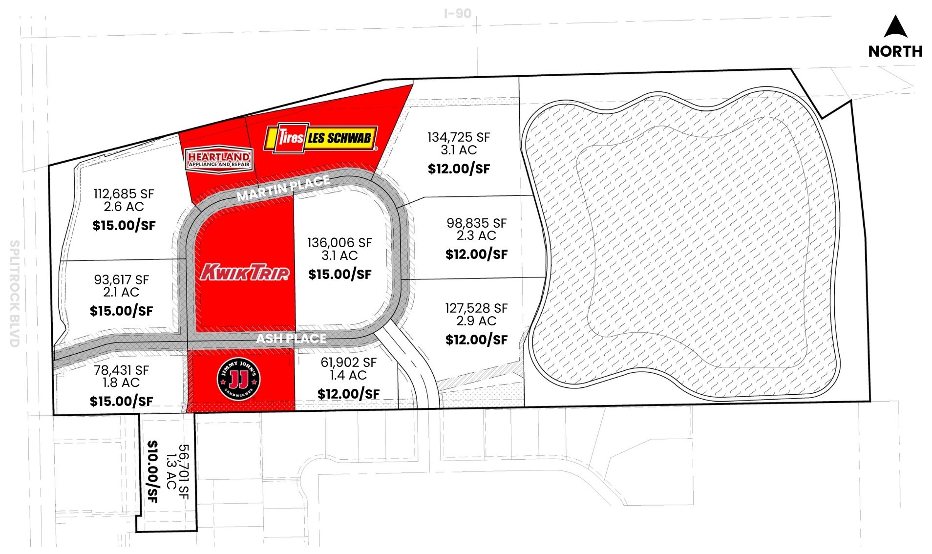 Brandon 90 Plaza Land Availability